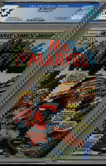 Ms. Marvel 17 CGC 7.5 Mystique Cameo