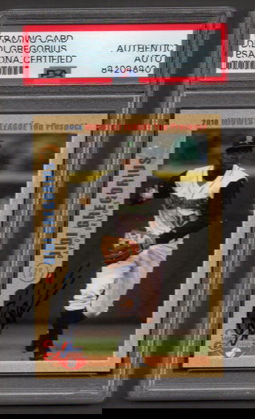 Didi Gregorius Signed Autographed 2010 MWL Top Prospect RC PSA DNA COA