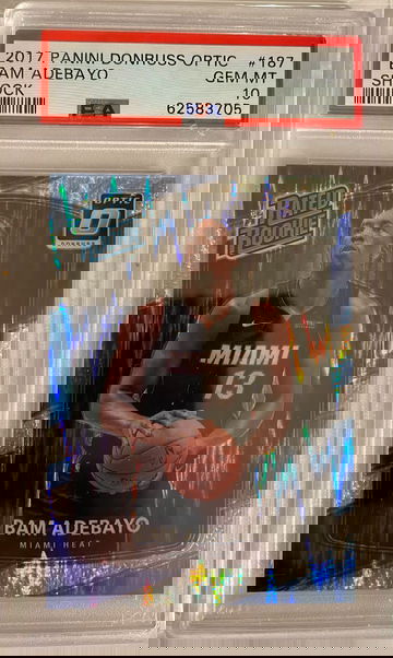 2017 Panini Donruss Optic Bam Adebayo PSA 10 Rookie Card Refractor