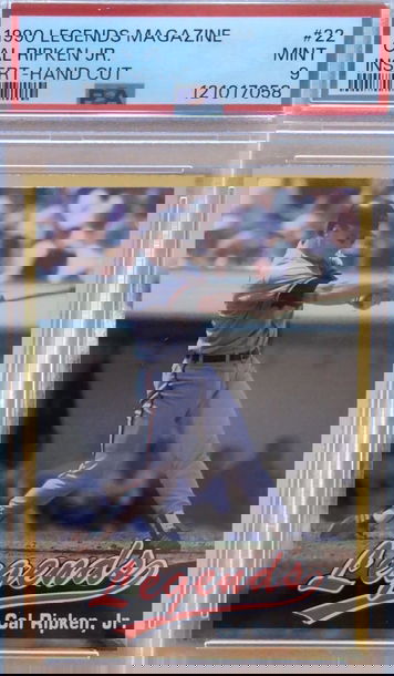 1990 Legends Magazine Cal Ripken Jr. PSA 9 low pop