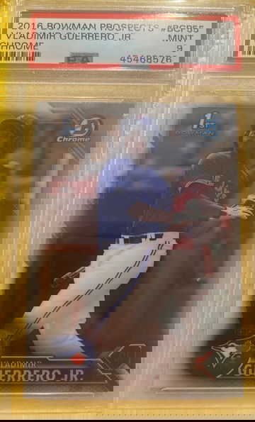 2016 bowman chrome Vladimir Guerrero psa 9 mint 