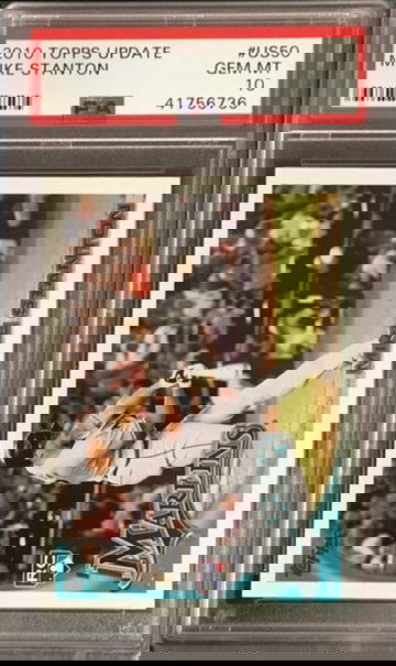 2010 Topps Update MIKE STANTON - PSA 10