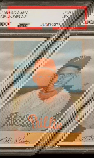 1954 Bowman Karl A. Drews #191 PSA 5 [BL-3.3]