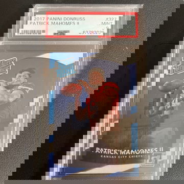 patrick mahomes donruss rookie mint