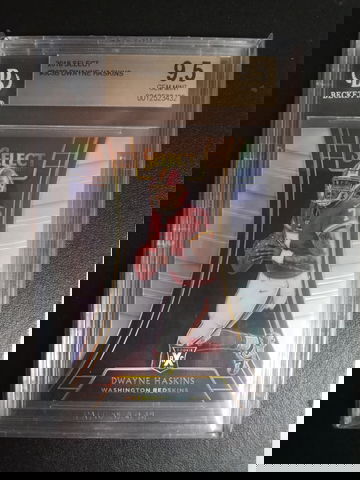 2018 select XRC Dwayne Haskins #303 silver Holo prizm RC BGS 9.5 (RIP)
