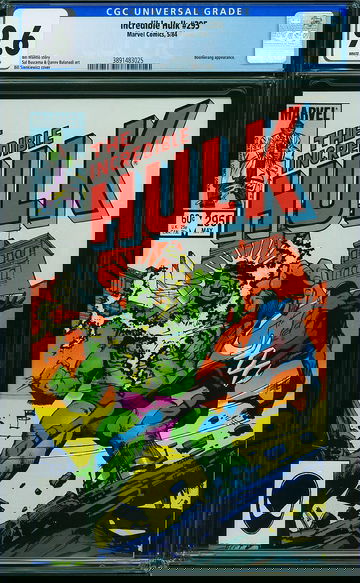 INCREDIBLE HULK #295, CGC 9.6 NM+