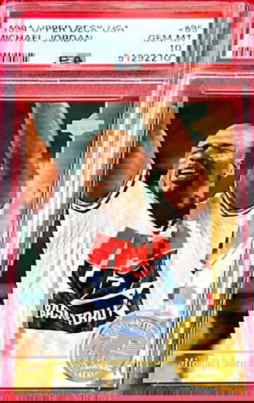 1994 Upper Deck UD USA All Time Great 85 Michael Jordan Olympic Dream Team PSA 10 Gem Mint