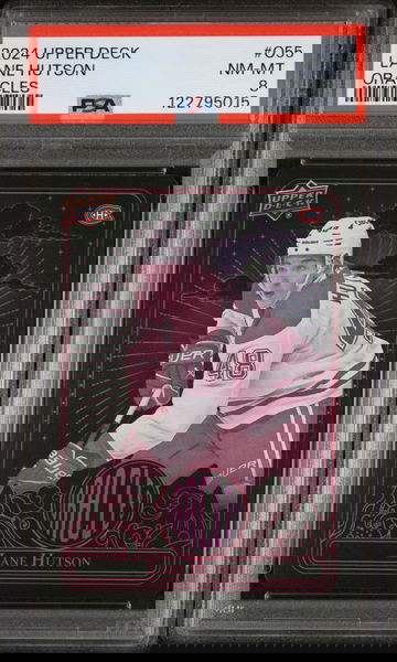 2024 Upper Deck Extended Series Oracles Lane Hutson #O-55 PSA 8