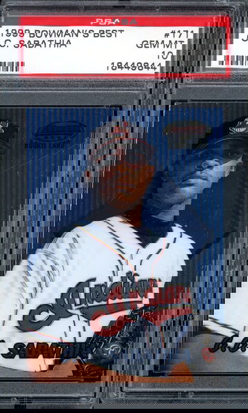 CC SABATHIA 1999 BOWMAN'S BEST #171 PSA 10 RC C.C.