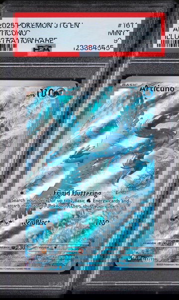 2025 Pokemon Scarlet and Violet Journey Together Illustration Rare Articuno #161 PSA 9