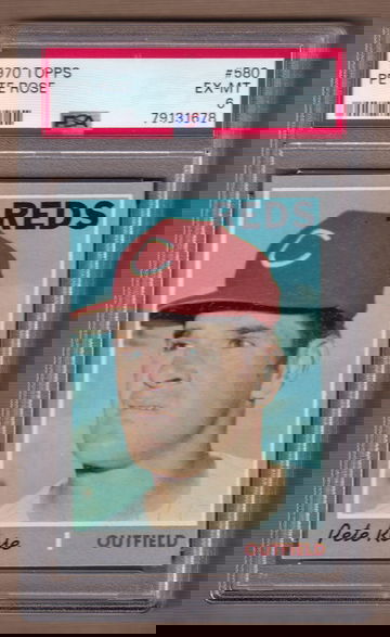 1970 Topps #580 Pete Rose PSA 6