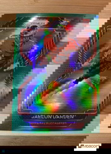 2021 Panini NFL Prizm Football Jaelon Darden #363 Green Prizm Tampa Bay Bucs
