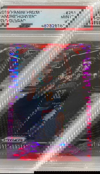 2019 Panini Prizm De’Andre Hunter Purple Pulsar /35 POP 10!! 