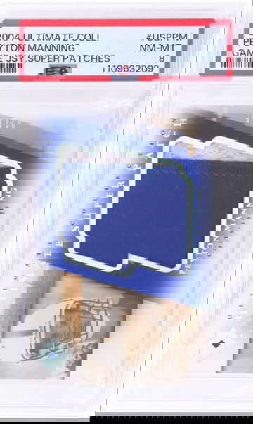 2004 Ultimate Collection Peyton Manning Super Patch