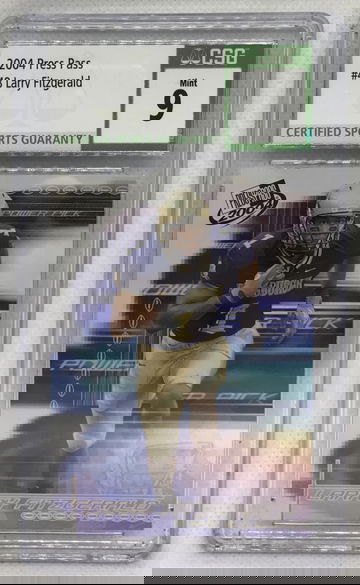 2004 Press Pass Power Pick #48 Larry Fitzgerald Rookie Card RC CSG 9