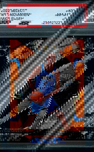 2022 PANINI SELECT | ORANGE FLASHCHET HOLMGREN 83 PSA 8