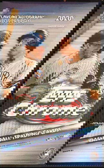 2020 Topps Chrome Baseball Hobby Box