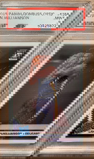 Zion Williamson 2019 Optic RC PSA 9