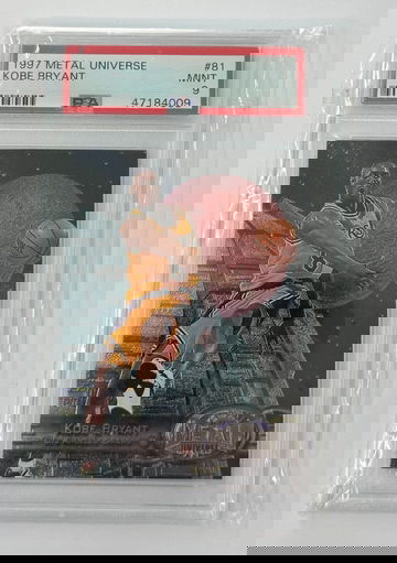 1997 Metal Universe Kobe Bryant PSA 9