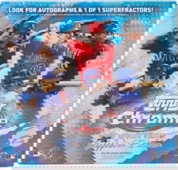 2020 Topps Chrome Sapphire Update Baseball Hobby Box