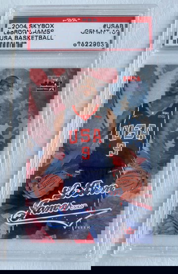 2004 Skybox Lebron James USA Basketball #USAB PSA 10