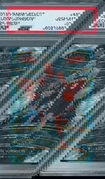 2019 Select Keldon Johnson #45 Scope Prizm RC PSA 10