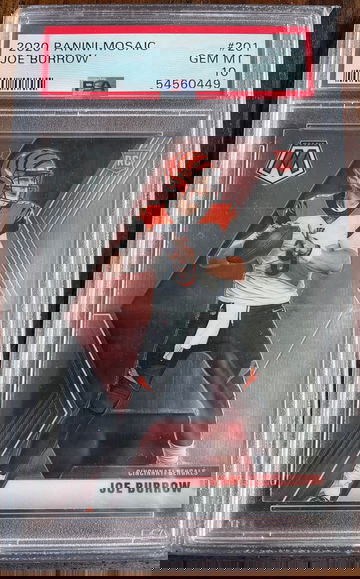 Joe Burrow 2020 Mosaic base PSA 10