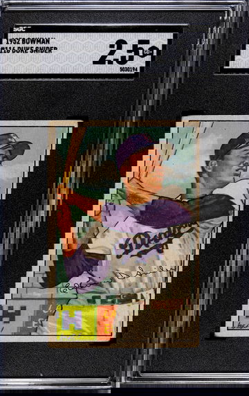 1952 BOWMAN DUKE SNIDER #116 SGC 2.5