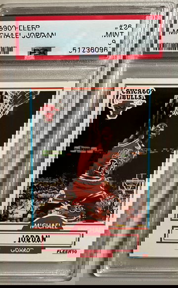 1990 FLEER #26 MICHAEL JORDAN MINT PSA 9