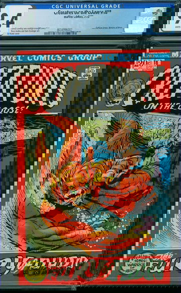 CREATURES ON THE LOOSE #18, CGC 9.4 NM