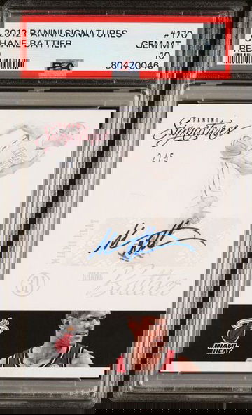 2012 Panini Signatures Shane Battier Red #170 PSA 10 [BK-2A.47]