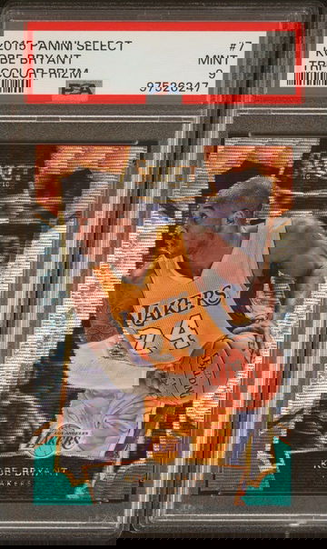 2015 Panini Select #7 Kobe Bryant Tri-Color Prizm PSA 9