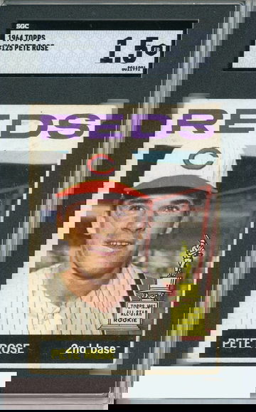 1964 TOPPS PETE ROSE #125 SGC 1.5