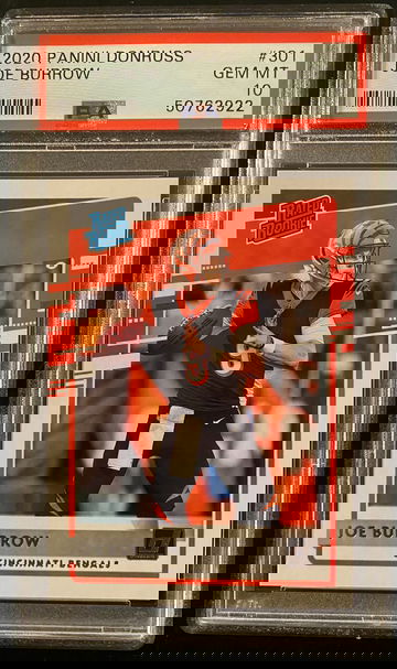 2020 Donruss Joe Burrow RC PSA 10 Rated Rookie