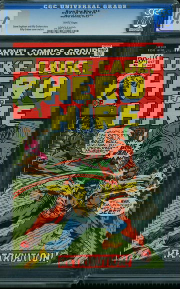 HERO FOR HIRE #14, CGC 9.2 NM-