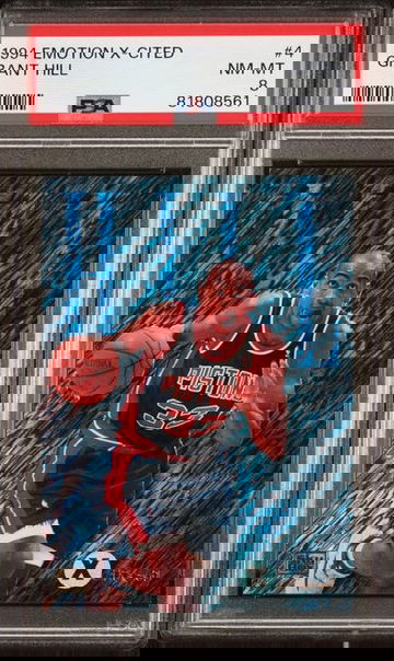 1994 Emotion X-Cited Grant Hill #4 PSA 8 [BK-2A.12]