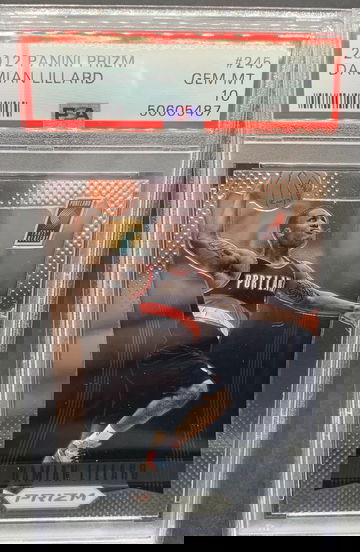 2012 Damian Lillard Prizm Base #245 PSA 10