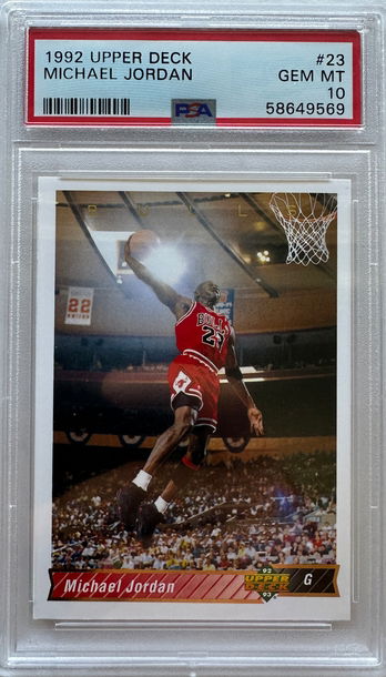 1992 Upper Deck Michael Jordan #23 PSA 10
