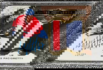 2014-15 UD The Cup Limited Logos Max Pacioretty Patch Auto /50