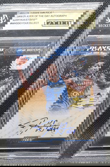 2017-18 Panini America ayer Of The Day Josh Huestis Auto /10