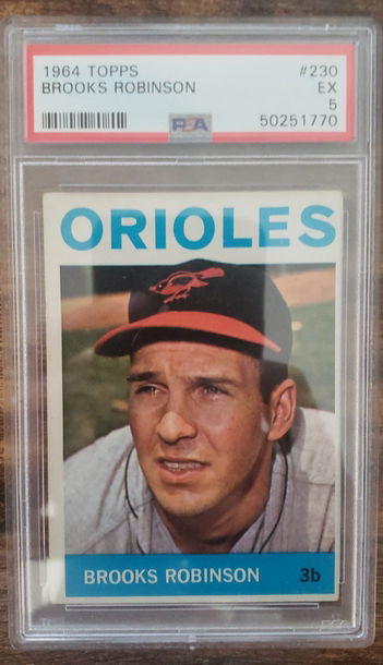 1964 topps brooks robinson psa 5