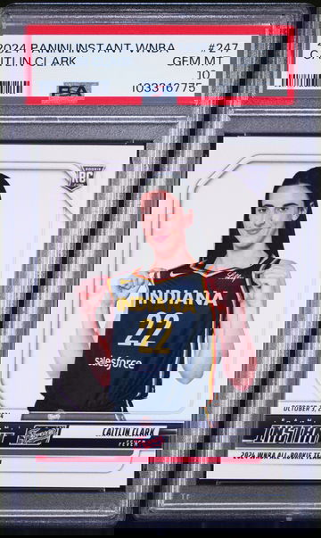 2024 PANINI INSTANT WNBA CAITLIN CLARK #247 RC ROOKIE PSA 10