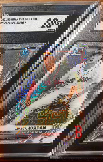 2021 Bowman Blaze Jordan Mojo SGC 10