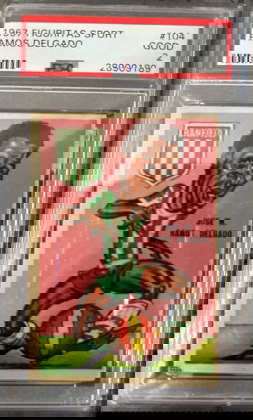 1967 Figuritas Sport Ramos Delgado PSA 2