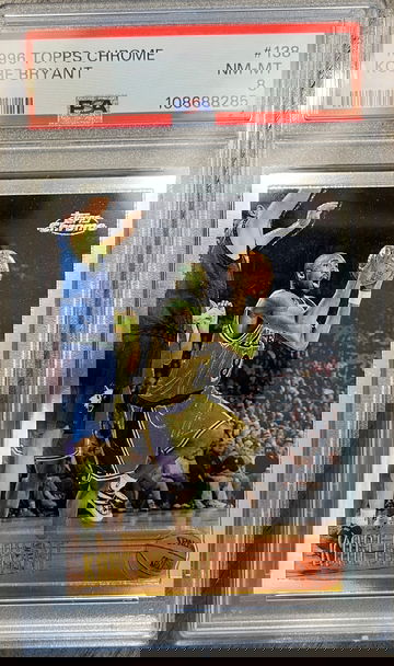 1996 Topps Chrome Kobe Bryant RC #138 PSA 8