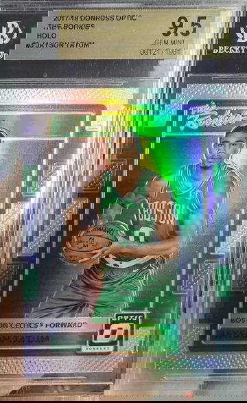 2017 Donruss Optic Jayson Tatum The Rookies Holo BGS 9.5