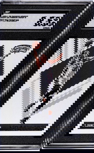 2024-25 Panini Hoops Tribute Tim Duncan #297 SGC 8.5