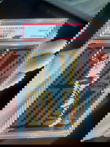 2011 Fleer Retro Bill Russell Noyz Boyz #3 Die Cut PSA 10 Pop Of 1 this is the only 10