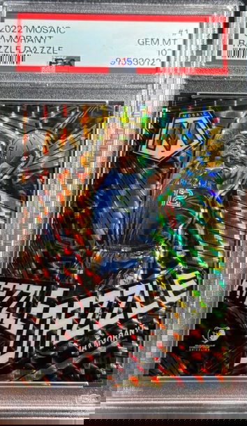 2022 Panini Mosaic Ja Morant Razzle Dazzle PSA 10