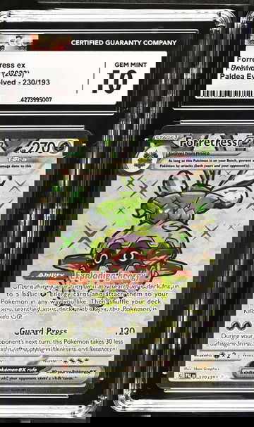 2023 Paldea Evolved #230/193 Forretress ex CGC 10